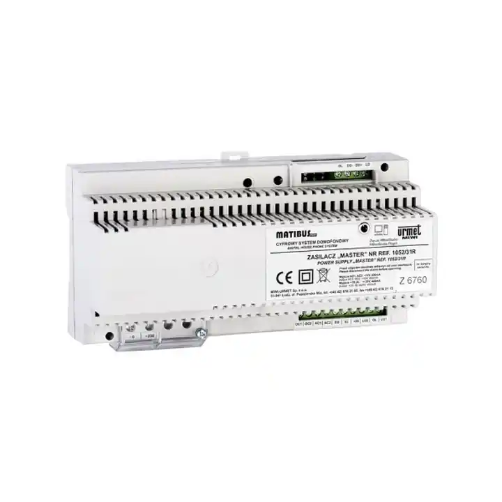 1052/31R URMET Zasilacz systemowy MASTER systemu cyfrowego Matibus SE Kup teraz